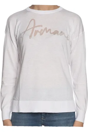 Armani Exchange Donna, Maglie, Bianco, L, new