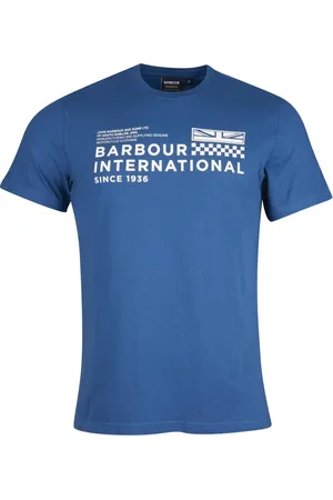Barbour Uomo, Top, Blu, L, new