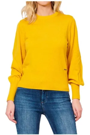 Armani Exchange Donna, Maglie, Giallo, S, new