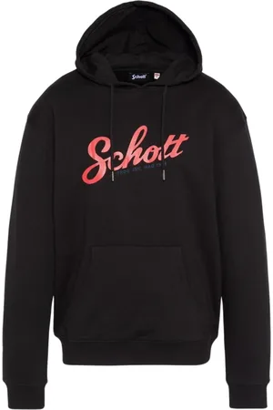 Schott NYC Uomo, Felpe, Nero, L, new