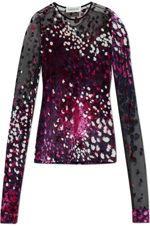 Lanvin Donna, Top, Multicolore, M, new