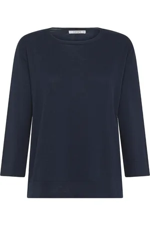 KANGRA CASHMERE Donna, Maglie, Blu, M, new