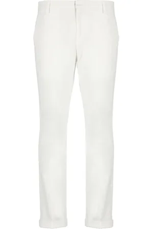 Dondup Uomo, Pantaloni, Bianco, W31, new