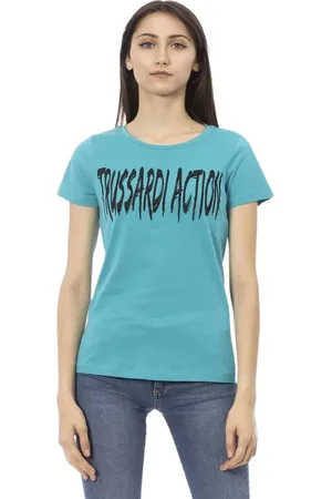 Trussardi Donna, Top, Blu, M, new