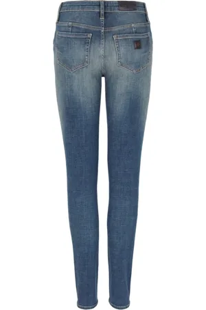 Armani Exchange Donna, Jeans, Blu, W28, new