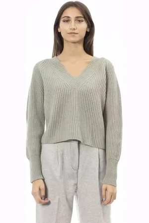 ALPHA STUDIO Donna, Maglie, Verde, S, new