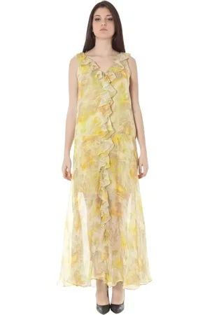 John Galliano Donna, Abiti, Giallo, M, new