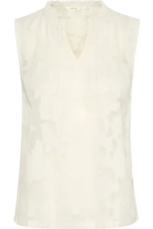 Cream Donna, Top, Bianco, XL, new