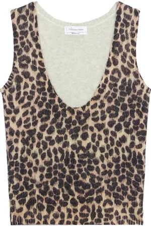 BLUMARINE Donna, Top, Marrone, S, new