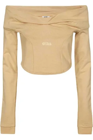 GCDS Donna, Top, Marrone, L, new