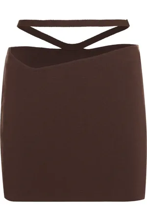 ANDREA ADAMO Donna, Gonne, Marrone, M, new