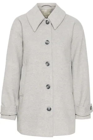 Kaffe Donna, Cappotti, Grigio, S, new