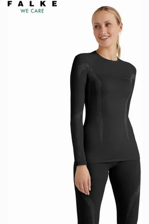 Falke Donna, Top, Nero, M, new