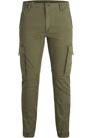 JACK & JONES Uomo, Pantaloni, Verde, W28 L32, new