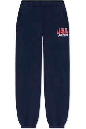 Sporty & Rich Unisex, Pantaloni, Blu, L, new