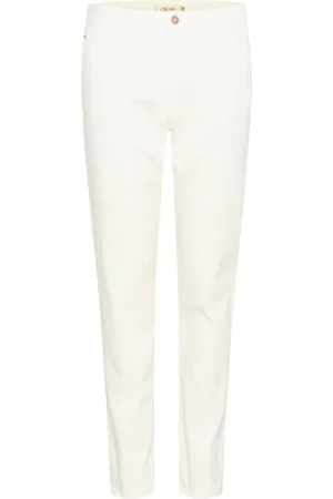 Cream Donna, Pantaloni, Bianco, W28 L30, new