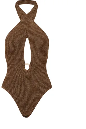 Bond Eye Donna, Costumi da bagno, Marrone, Taglia unica, new