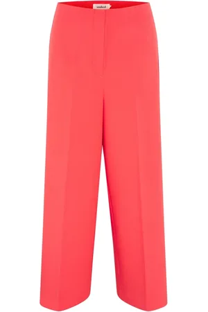 Soaked in Luxury Donna, Pantaloni, Rosso, M, new