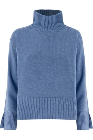 LE TRICOT PERUGIA Donna, Maglie, Blu, M, new