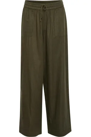 Kaffe Donna, Pantaloni, Verde, XL, new