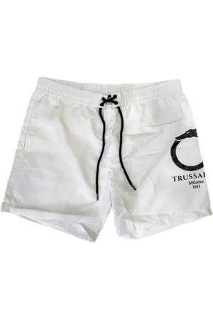 Trussardi Uomo, Costumi da bagno, Bianco, XL, new