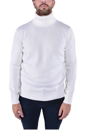 KANGRA CASHMERE Uomo, Maglie, Bianco, S, new