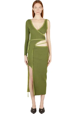 ESTER MANAS Donna, Abiti, Verde, Taglia unica, new
