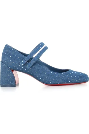 Christian Louboutin Donna, Scarpe, Blu, 37 EU, new