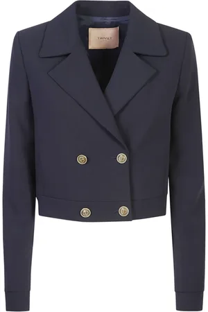 Twin-Set Donna, Giacche, Blu, S, new