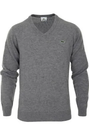 Lacoste Uomo, Maglie, Grigio, S, new