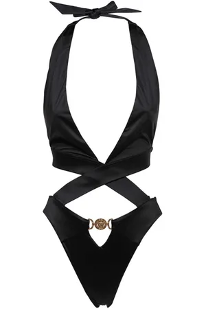 VERSACE Donna, Costumi da bagno, Nero, XL, new