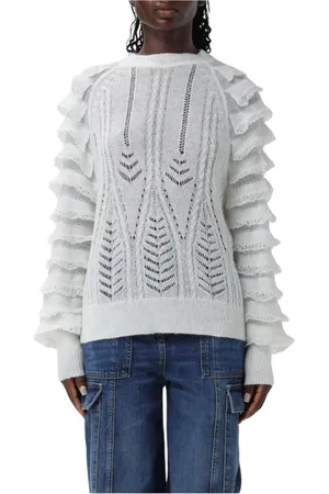 Twin-Set Donna, Maglie, Bianco, L, new