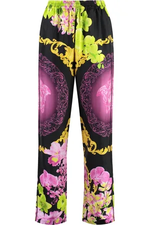 VERSACE Donna, Pantaloni, Multicolore, M, new
