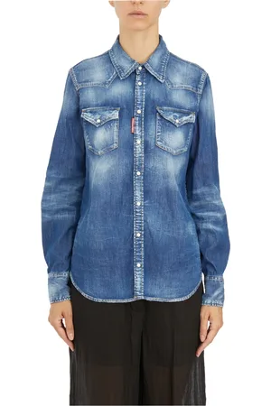 Dsquared2 Donna, Camicette , Blu, S, new