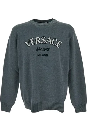 VERSACE Uomo, Maglie, Grigio, L, new
