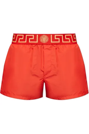 VERSACE Uomo, Costumi da bagno, Rosso, XL, new