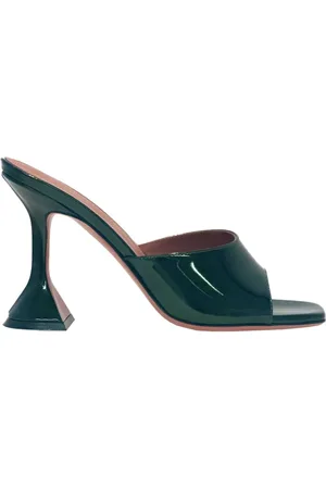 Amina Muaddi Donna, Scarpe, Verde, 36 EU, new