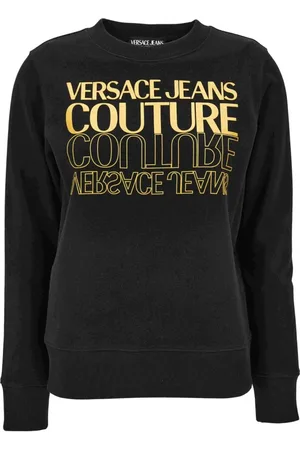 VERSACE Donna, Felpe, Nero, M, new