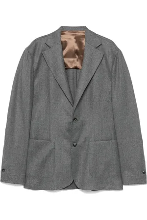 BARBA Uomo, Giacche, Grigio, L, new