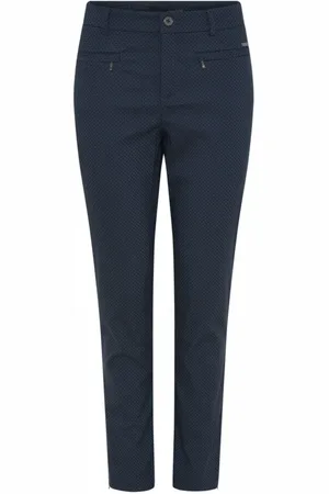 C.ro Donna, Pantaloni, Blu, 2Xl, new