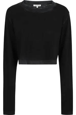 Cotton Citizen Donna, Top, Nero, L, new