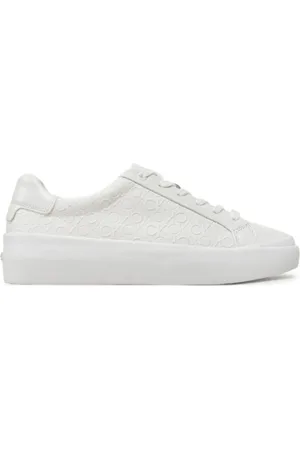 Calvin Klein Donna, Scarpe, Bianco, 36 EU, new