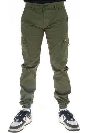 Lyle & Scott Uomo, Pantaloni, Verde, W32, new