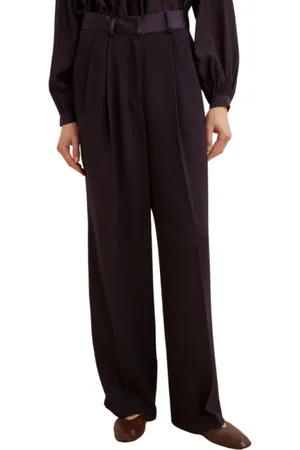 LAURENCE BRAS Donna, Pantaloni, Viola, M, new