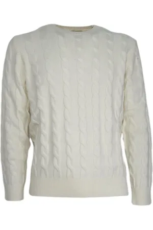CASHMERE COMPANY Uomo, Maglie, Bianco, 2Xl, new