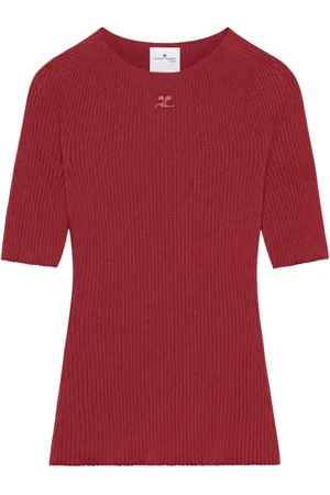Courrèges Donna, Maglie, Rosso, S, new