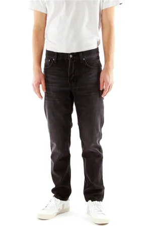 Nudie Jeans Uomo, Jeans, Nero, W36 L34, new