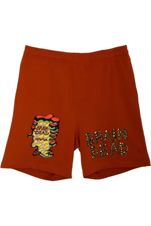 Brain Dead Uomo, Pantaloncini, Arancione, S, new