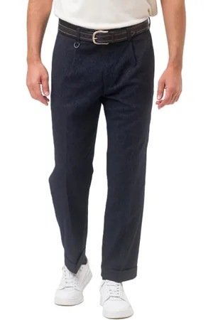 Paolo Pecora Uomo, Pantaloni, Blu, L, new