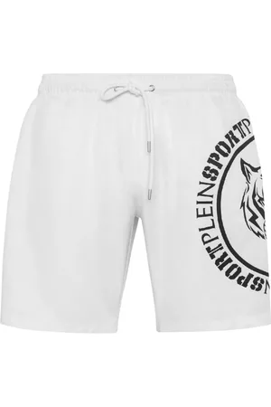Philipp Plein Uomo, Costumi da bagno, Bianco, M, new